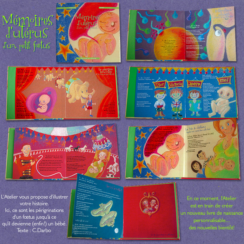 page livre personnalise